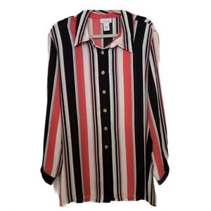 Avenue Women's Striped Top Sz 18-20